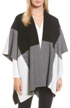 Women's Halogen Buffalo Check Cashmere Ruana