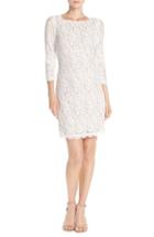 Women's Adrianna Papell Lace Overlay Sheath Dress - Ivory