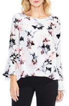 Women's Vince Camuto Lily Melody Bell Sleeve Top, Size - White