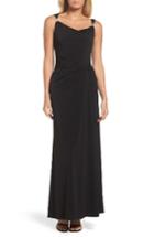 Women's Ellen Tracy Jersey Gown - Black