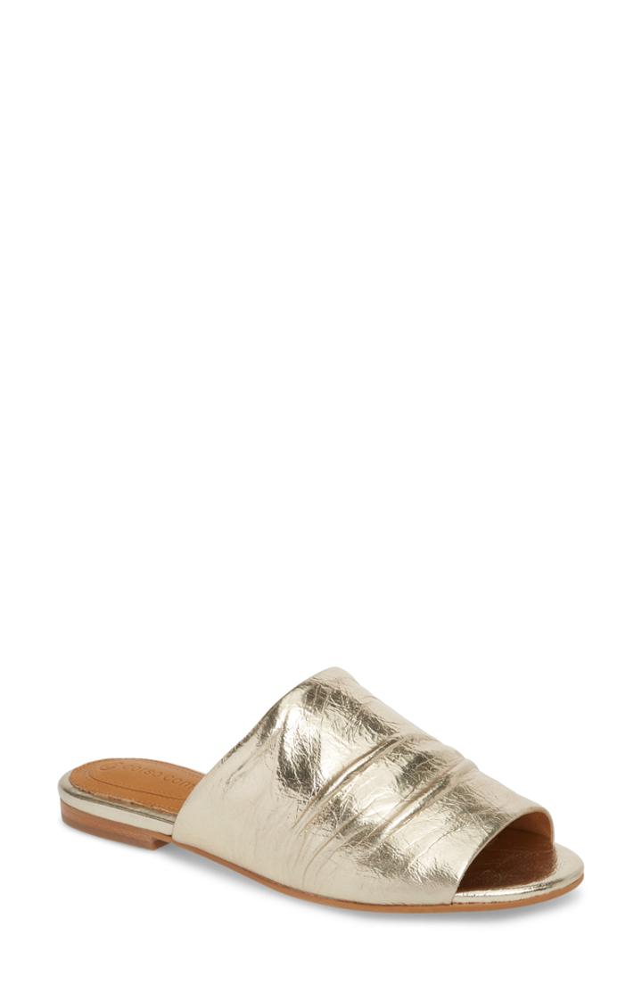 Women's Cc Corso Como Beachaven Slide Sandal .5 M - Metallic