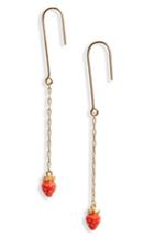 Women's Madewell Strawberry Ear Threaders