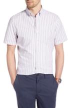 Men's 1901 Trim Fit Seersucker Short Sleeve Sport Shirt - White