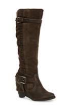 Women's Naugty Monkey Double Up Knee-high Wedge Boot