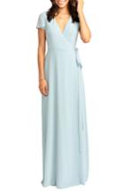 Women's Show Me Your Mumu Noelle Wrap Dress X-large - Blue