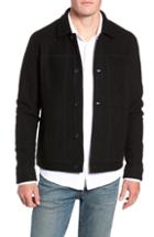 Men's Billy Reid Eastwood Wool Blend Jacket, Size - Black
