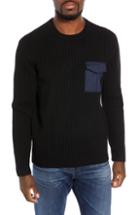 Men's Ag Delta Slim Fit Wool Blend Sweater - Black