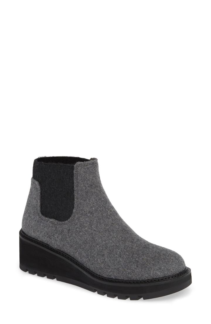 Women's Eileen Fisher Wedge Chelsea Bootie .5 M - Grey