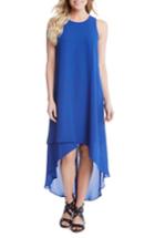 Women's Karen Kane High/low Crepe Dress - Blue