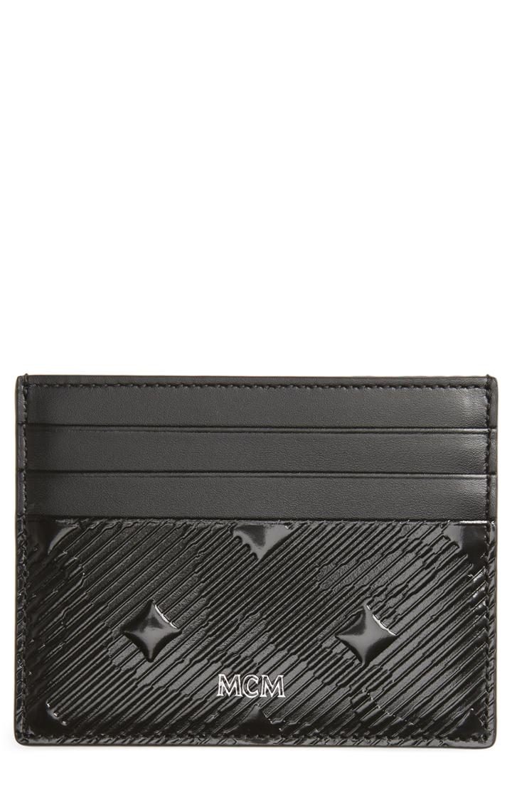 Men's Mcm Coburg Mini Lion Card Case -