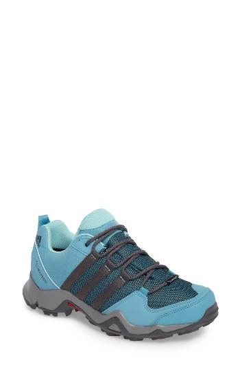 Women's Adidas 'ax2' Waterproof Hiking Shoe .5 M - Blue