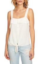 Women's 1.state Tie Front Blouse - White
