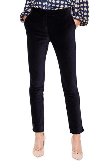 Women's Boden Slim Stretch Cotton Velvet Pants - Blue