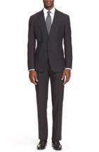 Men's Armani Collezioni Trim Fit Solid Wool Suit