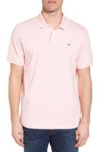 Men's Vineyard Vines Fit Pique Polo, Size X-small - Pink