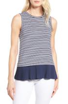 Women's Michael Michael Kors Pleat Woven Hem Tank