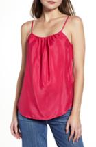 Women's 7 For All Mankind Shirred Camisole - Red