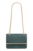 Strathberry Mini East/west Leather Crossbody Bag - Green