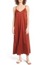Women's Hinge Vintage Seam Slipdress, Size - Brown