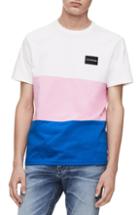 Men's Calvin Klein Jeans Colorblock T-shirt - Pink