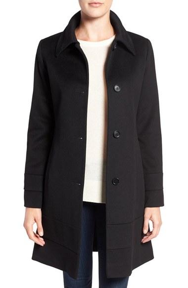 Women's Fleurette Fit & Flare Wool Coat