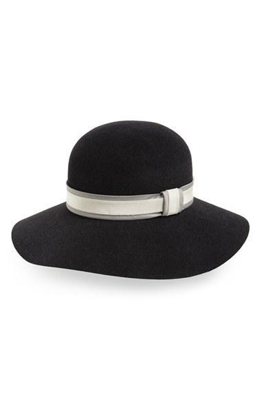 Rag & Bone Broad Brim Portrait Hat Black Mix