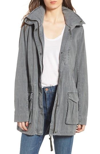 Women's James Perse Utility Jacket - Metallic