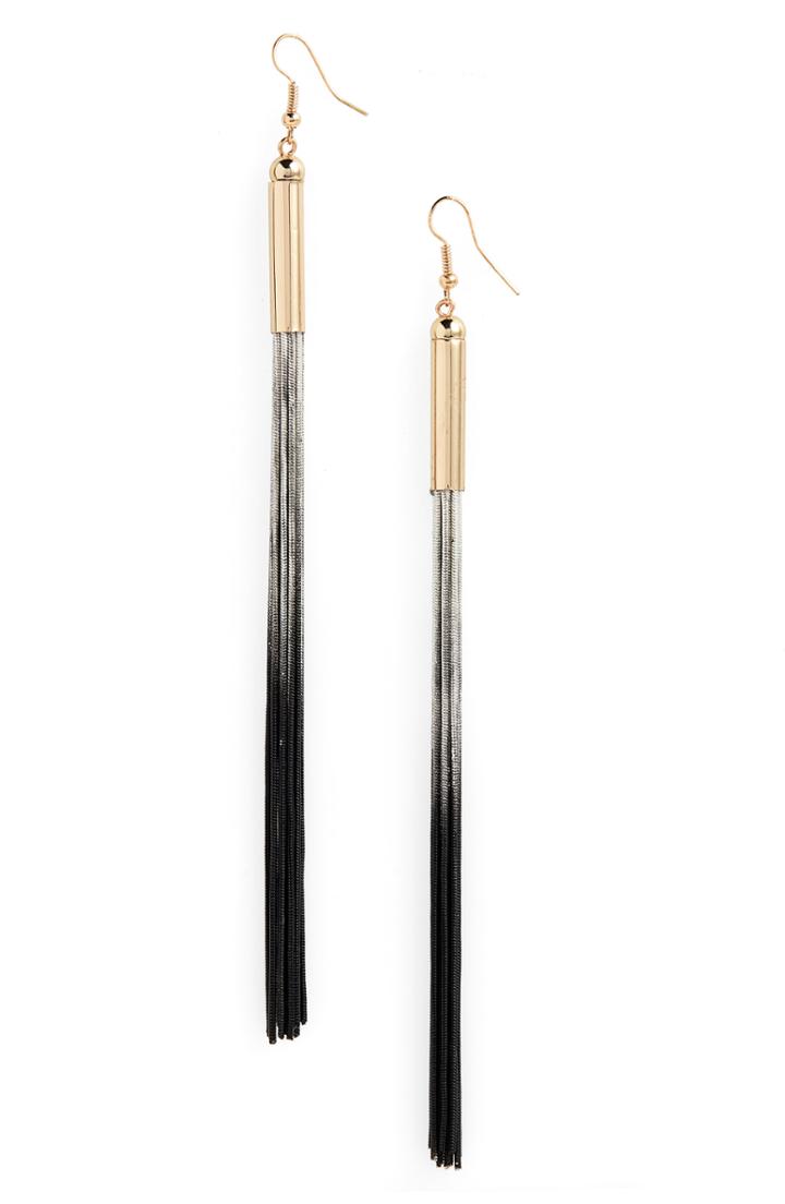 Women's Leith Ombre Chain Tassel Earrings