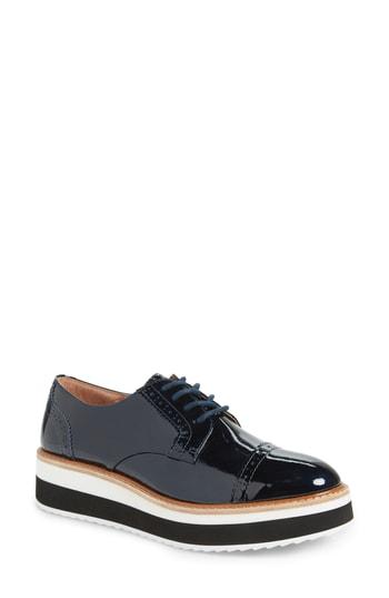 Women's Halogen X Atlantic-pacific The Flatform Derby M - Blue