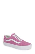 Women's Vans Old Skool Suede Low Top Sneaker M - Pink