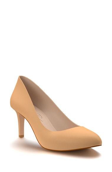 Women's Shoes Of Prey Round Toe Pump .5 A - Beige