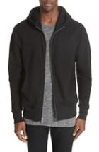 Men's John Elliott Flash Dual Zip Hooded Sweatshirt - Black