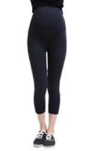 Women's Kimi And Kai Elle High Performance Cropped Maternity Leggings - Black