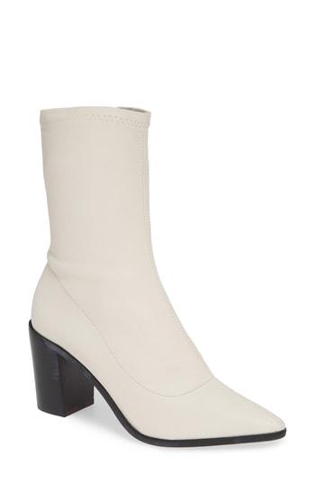 Women's Schutz Amellie Pointy Toe Bootie M - White