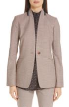 Women's Lafayette 148 New York Darcy Plaid Jacket - Red