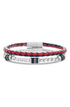 Men's Ben Sherman Leather & Chain Bracelet Set