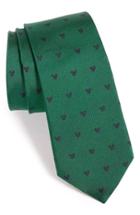 Men's Cufflinks, Inc. 'disney - Mickey Mouse' Silk Tie, Size - Green