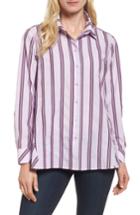 Women's Nordstrom Signature Oversize Stripe Shirt - Pink