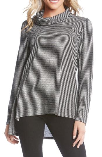 Women's Karen Kane Cowl Neck Top - Grey