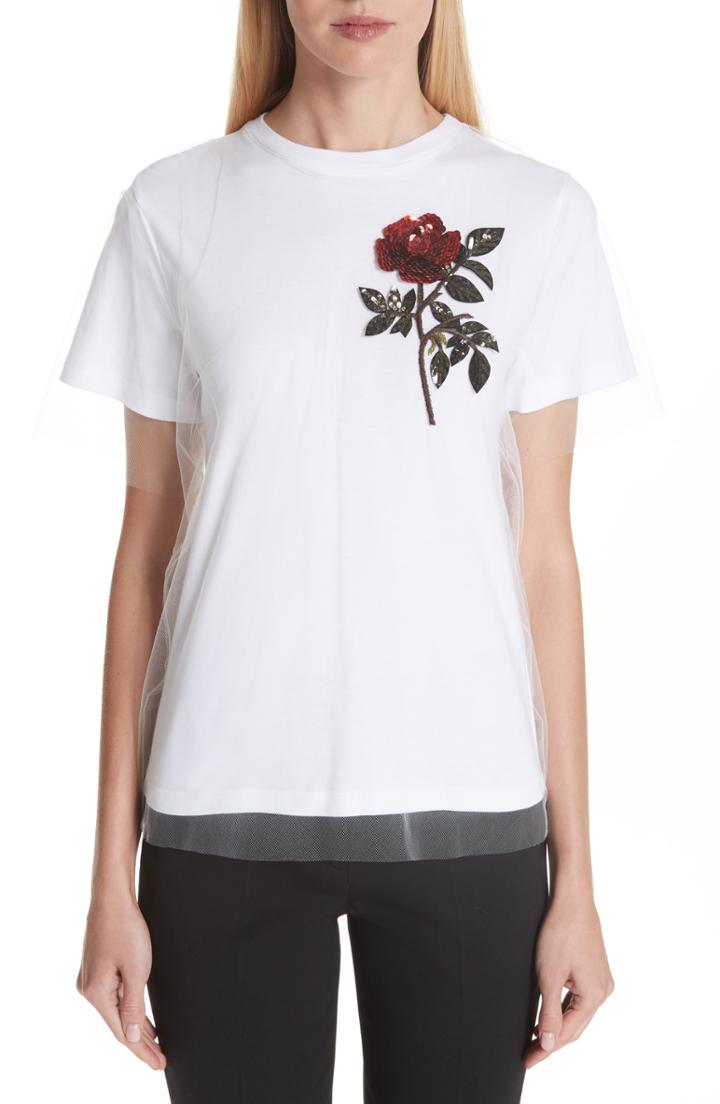 Women's Gucci Guccy Internaive Print Cotton Jersey Tee