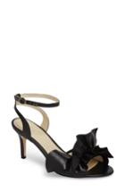 Women's Butter Gem Embellished Ankle Strap Sandal M - Black