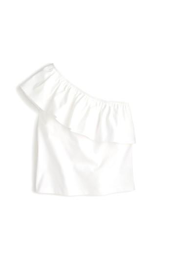 Women's J.crew One-shoulder Top - White
