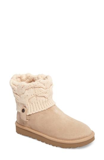 Women's Ugg Saela Knit Cuff Boot M - Brown