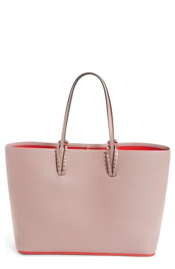 Christian Louboutin Cabata Calfskin Leather Tote - Purple