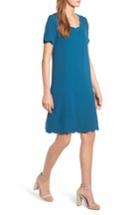 Women's Everleigh Scallop Shift Dress, Size - Green