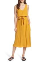 Women's Treasure & Bond Blouson Tank Midi Dress, Size - Yellow