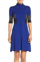 Women's Adrianna Papell Colorblock Fit & Flare Dress