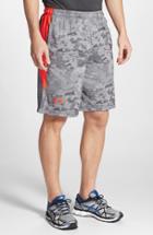 Men's Under Armour 'raid' Heatgear Loose Fit Athletic Shorts, Size - Grey