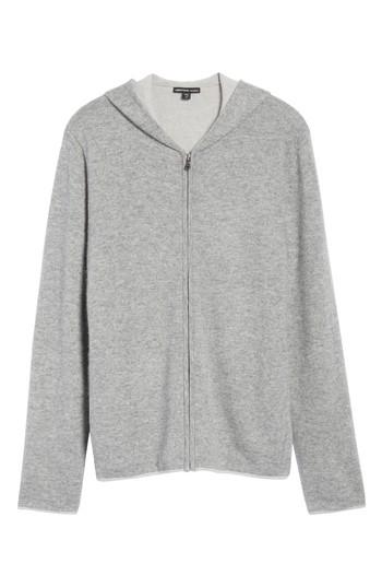 Men's James Perse Cashmere Zip Hoodie (s) - Grey