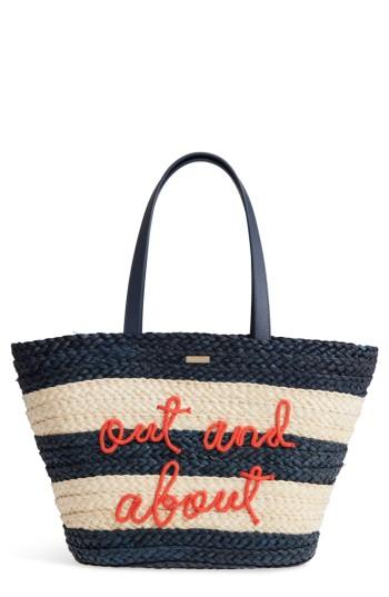 Kate Spade New York Shore Thing - Out And About Straw Tote - Ivory